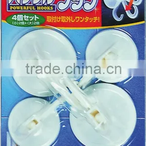11447 Heavy Duty Plastic Adhesive Cup Hooks thumbnail-1