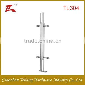 Frameless Glass Railing With 316 Stainless Steel Balcony Railing Design Glass thumbnail-1