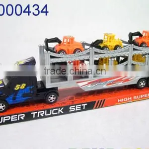 Cheap Toy for Kids Plastic Large Tow Trucks With 6 Small Construction Trucks thumbnail-1