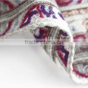 2015 Latest Classical Floral Print Wool Scarf thumbnail-5