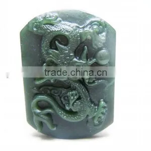 Natural Jade Stone Carving Belt Buckle thumbnail-2