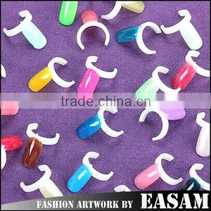 Nail Art Display Ring Style Nail Polish Gel Color Chart,ring Color Chart Put on Gel Polish thumbnail-1