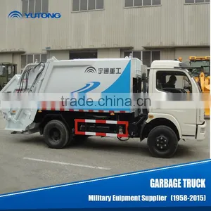 China 4x2 6m3 Capacity Small Garbage Compactor Truck thumbnail-3