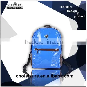 Large Capacity Backpack Washable Leather Backpack Institute of Leisure Wind Backpack thumbnail-1