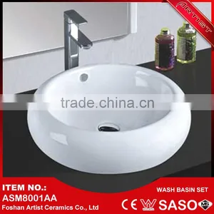 Shop Sensor Tap Semi Recessed Round Basin For Wash thumbnail-1