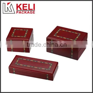 High Quality Applique Wooden Jewelry Box thumbnail-1
