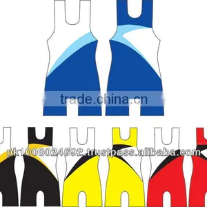 Custom Sublimation Wrestling Singlet thumbnail-1