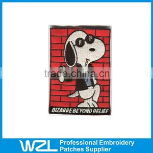 2015 Professional Embroidered Patch Woven Embroidery Heat Transfer Patch Quality Choice thumbnail-4