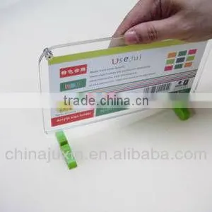 Acrylic Sign Display With Color Corner thumbnail-1