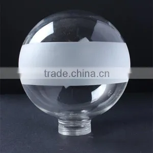 Hot Sale!china Factory High Quality Glass Lamp Shades With Different Partial Frosted With Screw thumbnail-5