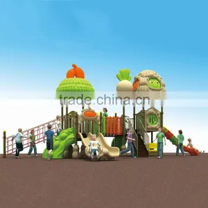 China Park Equipment Outdoor Playground With Plastic Slide thumbnail-1
