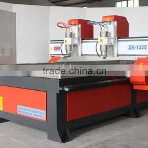 Double Z Double Head Wood Metal Stone CNC Carving Machine With Panasonic Servo Motor thumbnail-5