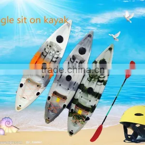 Single Sit on Top Fishing Kajak,plastick Kayak , Plastic Canoes thumbnail-2