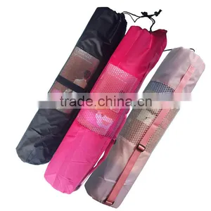 Large Yoga Mat Carry Bag for Men and Women With Adjustable Strap Drawstring Opeing Mesh Centre Easy Store Keep Clean thumbnail-1