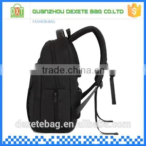 Boys Top Quality Waterproof Polyester Laptop Black School Bags Backpack thumbnail-2
