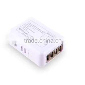 Portable 6 Port USB Desktop Rapid Charger. Intelligent USB Charger With Auto Detect,universal Usb Multi Charger thumbnail-1