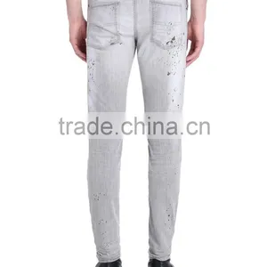 2015 Hot Sale Cheap Skinny Jeans For Men 100%Cotton Denim Wholesale Men Denim Jeans thumbnail-5