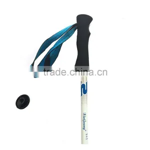 5 Sections Alumium7075 Telescopic Adjustable Trekking Pole Nordic Folding Walking Stick Hiking Pole thumbnail-3