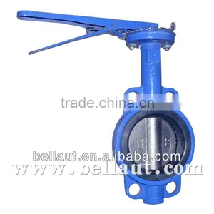 Manual-operated Wafer Butterfly Valve With Handle thumbnail-1
