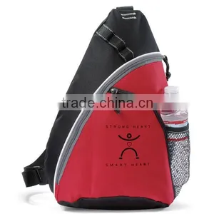 Wholesale Polyester Gym Sling One Shoulder Sports Backpack Bag thumbnail-4