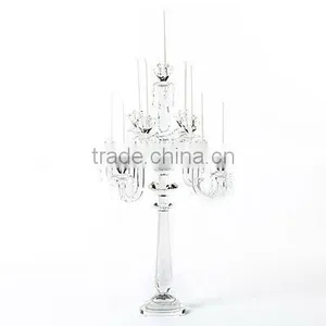 9 Lights Crystal Candelabra Decoration thumbnail-1