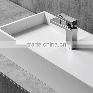 China Manufacture,wall Hung Wash Basin Solid Surface Wash Basin,Artificial Stone Washing Basin thumbnail-6