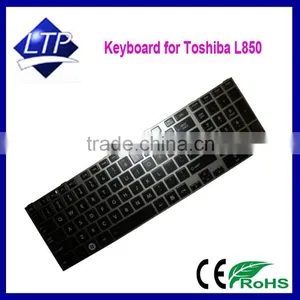 Laptop/Notebook Keyboard for Toshiba L850 L855 L870 L875 Black Keyboard thumbnail-1