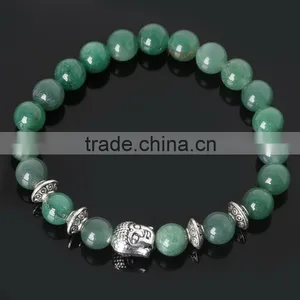 Woman's Jewelry Gift Natural Stone Red Agate Buddha Bracelets thumbnail-6