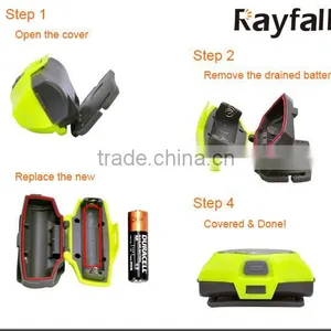 High Quality Performance Headlamp Night Safety Led Head Torch AA Battery Hot in Market thumbnail-3