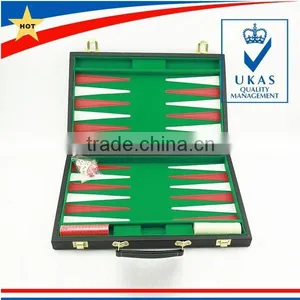New Design Professional Leather Backgammon Set thumbnail-1