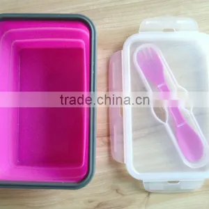 Collapsible Container Camping Silicone Food Storage Containers thumbnail-3