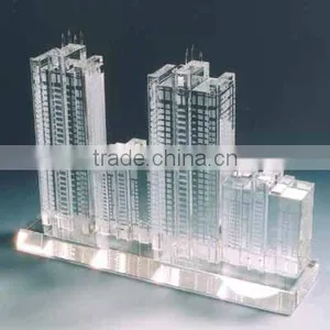 Personalized Crystal Building For Office Gifts thumbnail-1