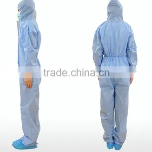 Disposable Non-woven Microporous Clothing Good Coveralls Medical Overall thumbnail-2