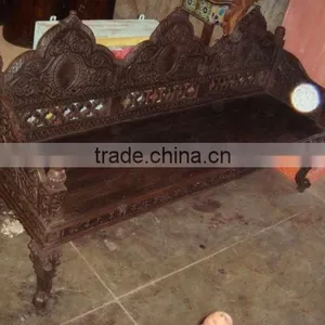 HOME FURNISHING WOOD SITTING GARDEN TABLE thumbnail-1