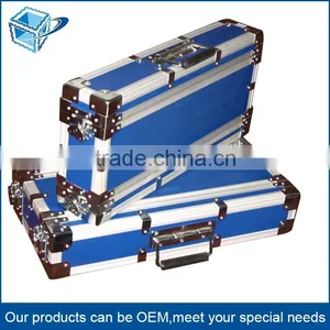 China Factory Rolling Aluminium Blue dj Table Flight Case thumbnail-1