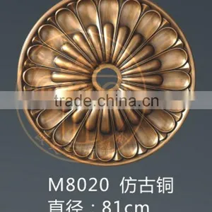 PU Lamp Panel Ceiling Lamp Panel Carved Round Lighting Decorative Lamp Pool Lamp Panel Decoration Materials thumbnail-1