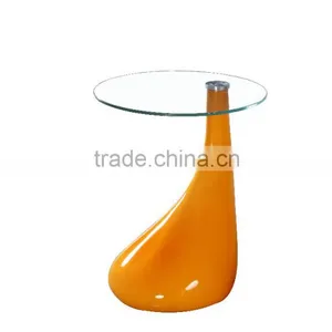 Modern Plastic Base Round Coffee Table AM-R107 thumbnail-1