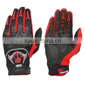 Adjustable Wrist Velcro Motorcycle Gloves thumbnail-2