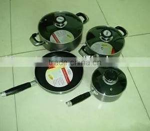 8pcs Aluminium Non-Stick Cookware Set thumbnail-1