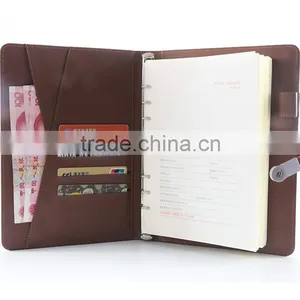 Plaro Notebook With Pen Leather Portfolio Custom Logo thumbnail-3