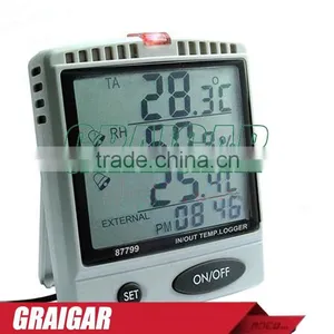 AZ87799 Desktop IN/OUT Humidity Temperature Datalogger,87799 IN/OUT TEMP.&RH% SD LOGGER thumbnail-1