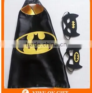Hot Sale Halloween Kids Super Hero Capes Blue Color Superhero Cap With Masks thumbnail-5