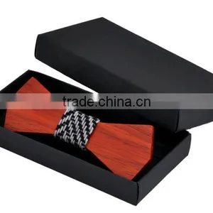 2016 Solid Good Quality Wooden Bow Tie For Men Classic Wooden Bow Ties Factory Neckwear 3D Handmade Butterfly Wood Tie thumbnail-1