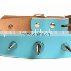 Hot Sale Cow Leather Dog Chains Dog Collar Chains Custom Metal Chain Dog Collar thumbnail-4