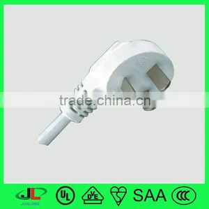 China Clear Insulated Wire Power Cord Flat Ccc Mickey 3 Prong Female Plug thumbnail-1