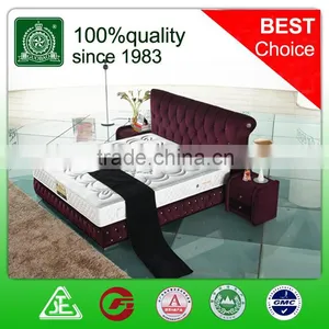 L13074 OEM ODM Flat Packing King Size Classic Mattress Fabric Bed thumbnail-1