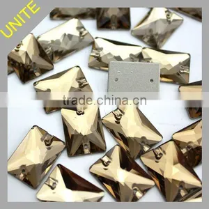 Rectangle Sew-on Stones Beads 18x13mm U3250 thumbnail-1