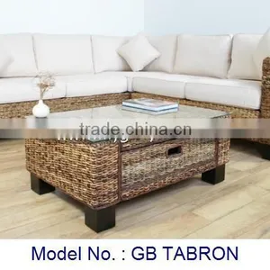 Modern L Shape Sofa Set, Rattan Furniture thumbnail-1