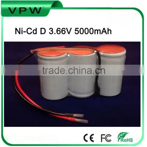 Emergency Light High Temperature Rechargeable Ni-cd D 3.6V 5000mAh Battery thumbnail-1