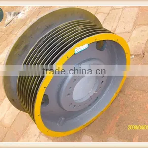 Traction Sheave W300 (450x8x10) Elevator Large Sheave thumbnail-1